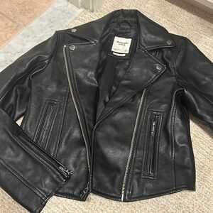 Abercrombie Vegan Leather Jacket